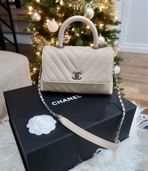 chanel small bag with handle|chanel top handle bag small.